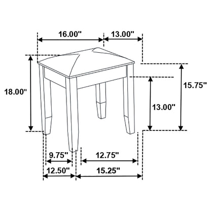 Barzini Vanity Stools
