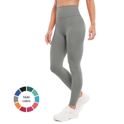 BRXL No Front Seam 25" Women'S High Waisted Leggings Buttery Soft Adjustable Length Pockets Workout Yoga Gym Pilates Fitness Training Pant with Practical Pocket Design and Comfortable Fit-Live2
