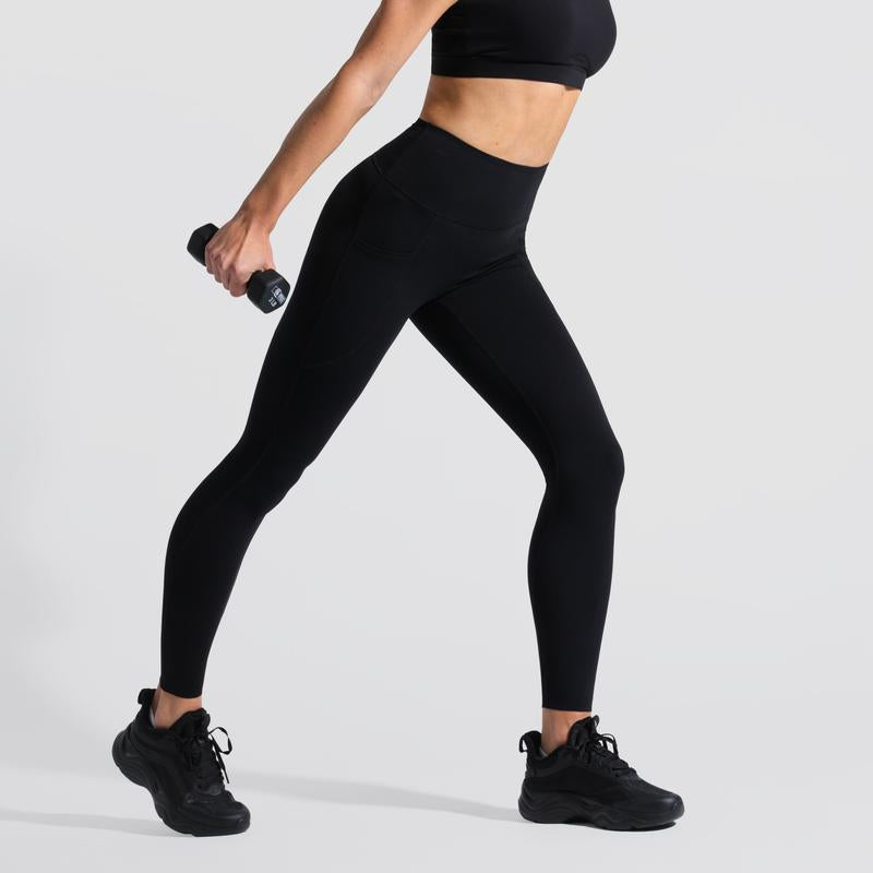 BRXL No Front Seam 25" Women'S High Waisted Leggings Buttery Soft Adjustable Length Pockets Workout Yoga Gym Pilates Fitness Training Pant with Practical Pocket Design and Comfortable Fit-Live2