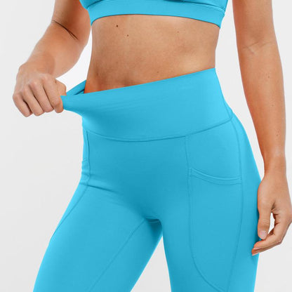 BRXL No Front Seam 25" Women'S High Waisted Leggings Buttery Soft Adjustable Length Pockets Workout Yoga Gym Pilates Fitness Training Pant with Practical Pocket Design and Comfortable Fit-Live2